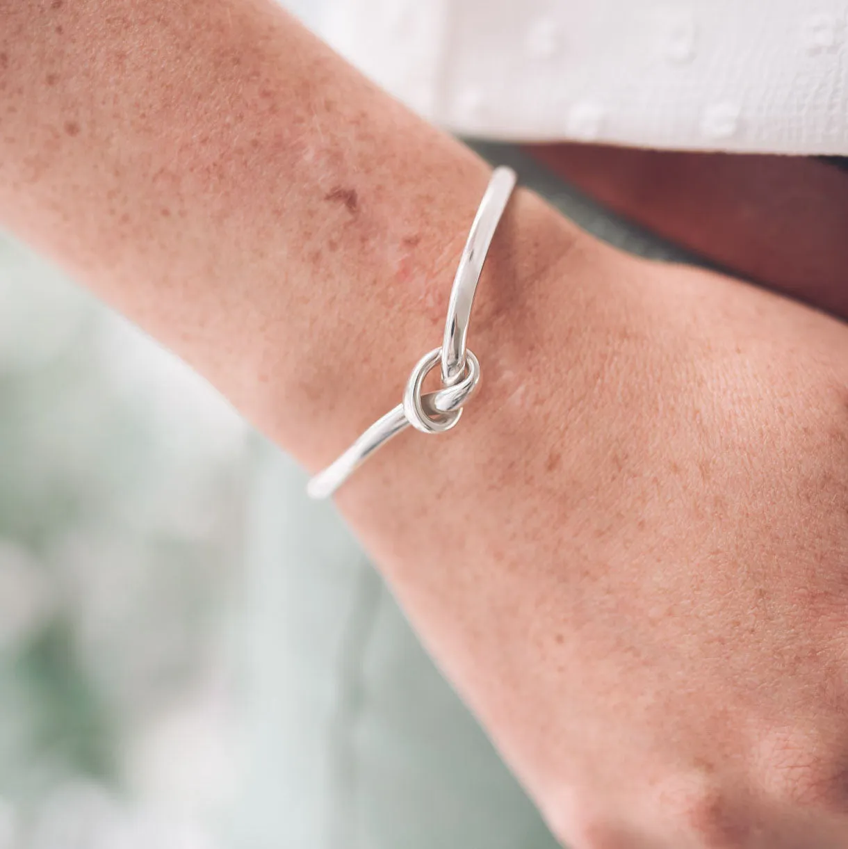 Knot Silver Cuff