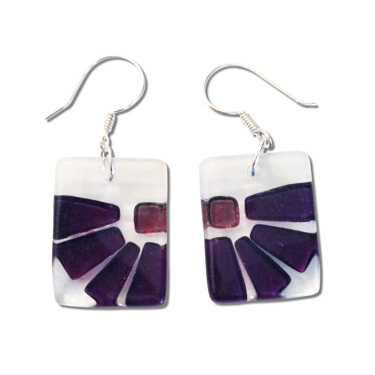 LAMA Glass Earrings - Black