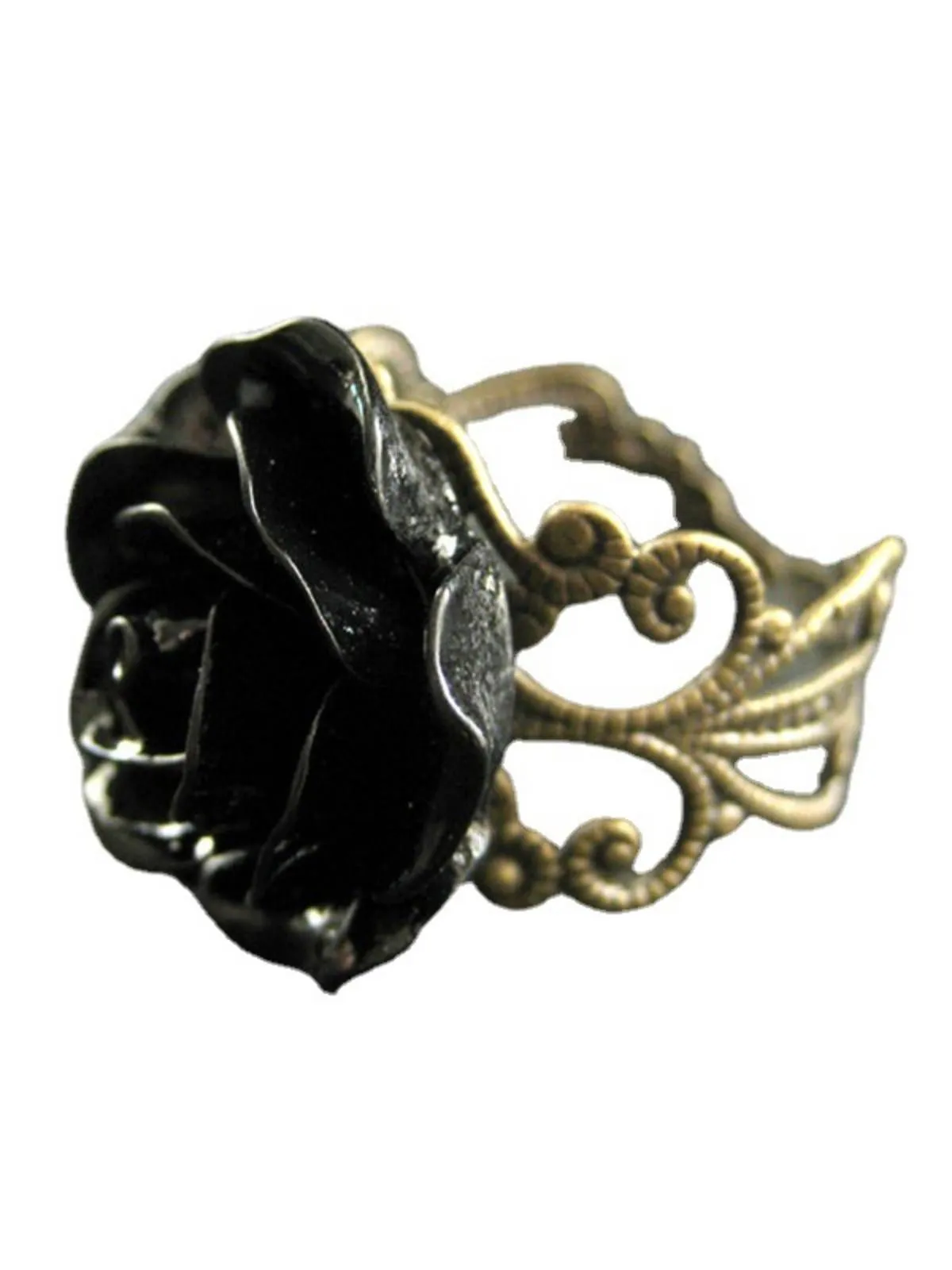 Latest Black Rose Alloy Ring