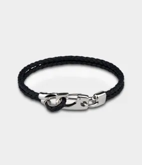 Leather Snap Twist Bracelet