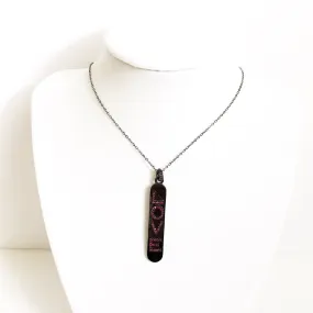 Love Spell Ruby CZ Micro Pavè Necklace