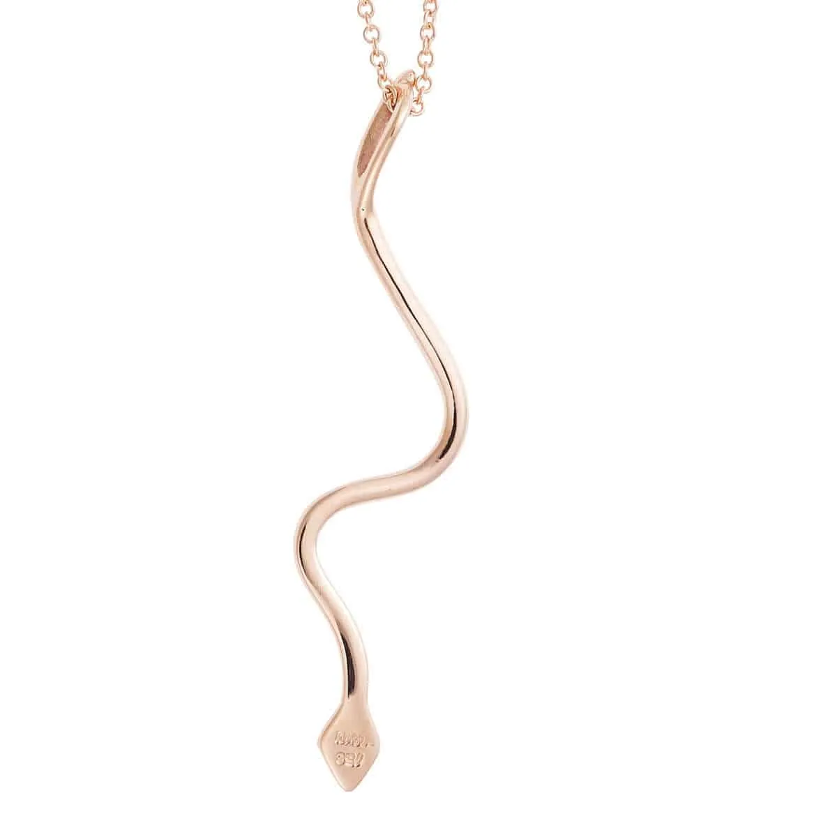 Lucky Snake Pendant P-Chd-Ru