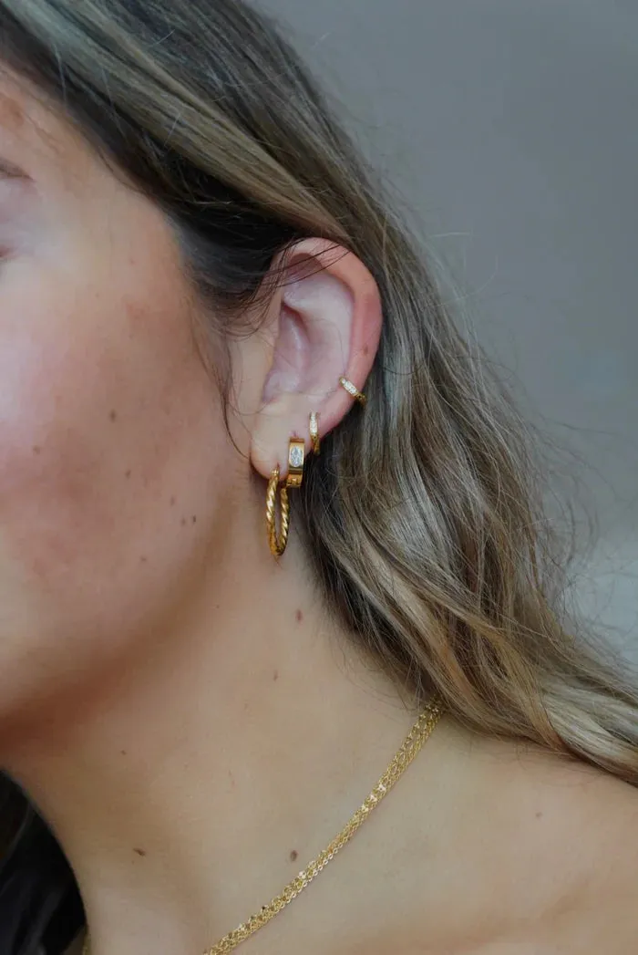 May Martin Amber Hoops