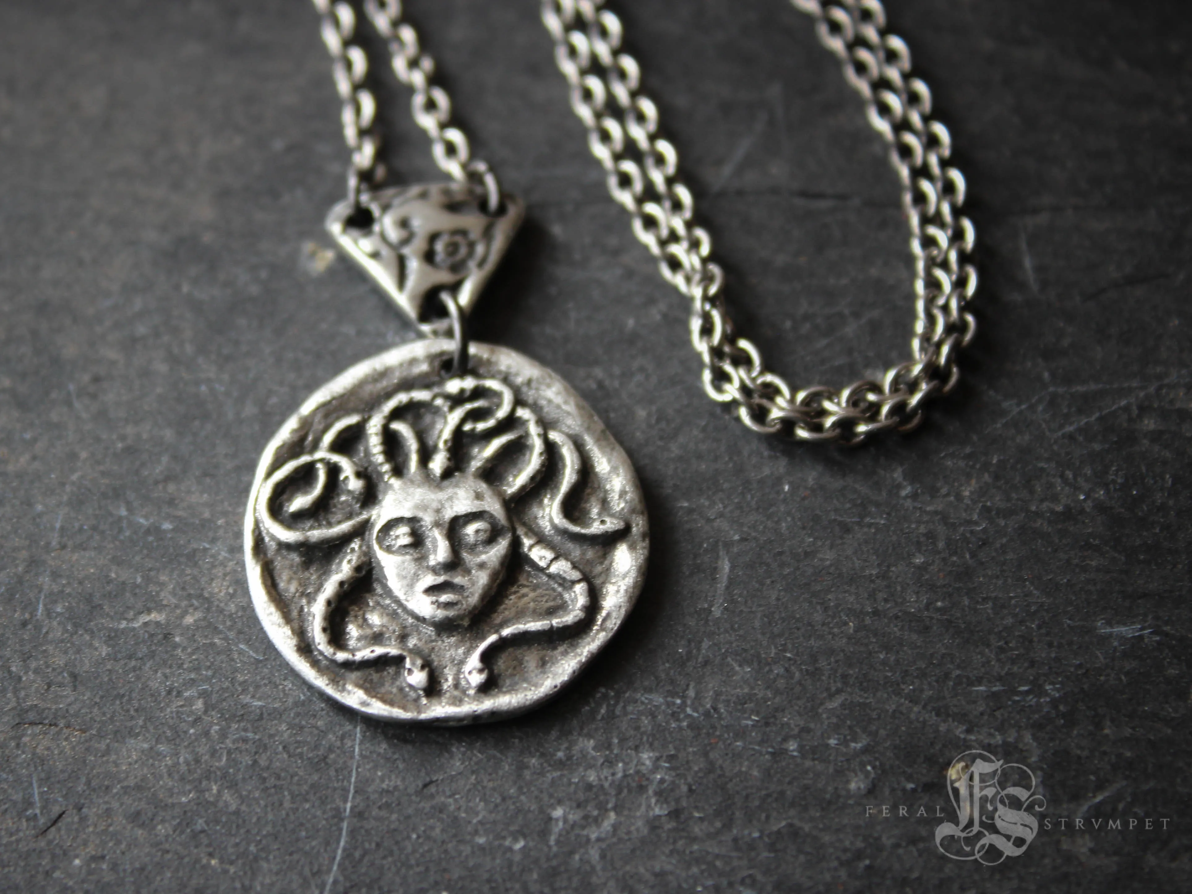 Medusa Ouroboros Necklace
