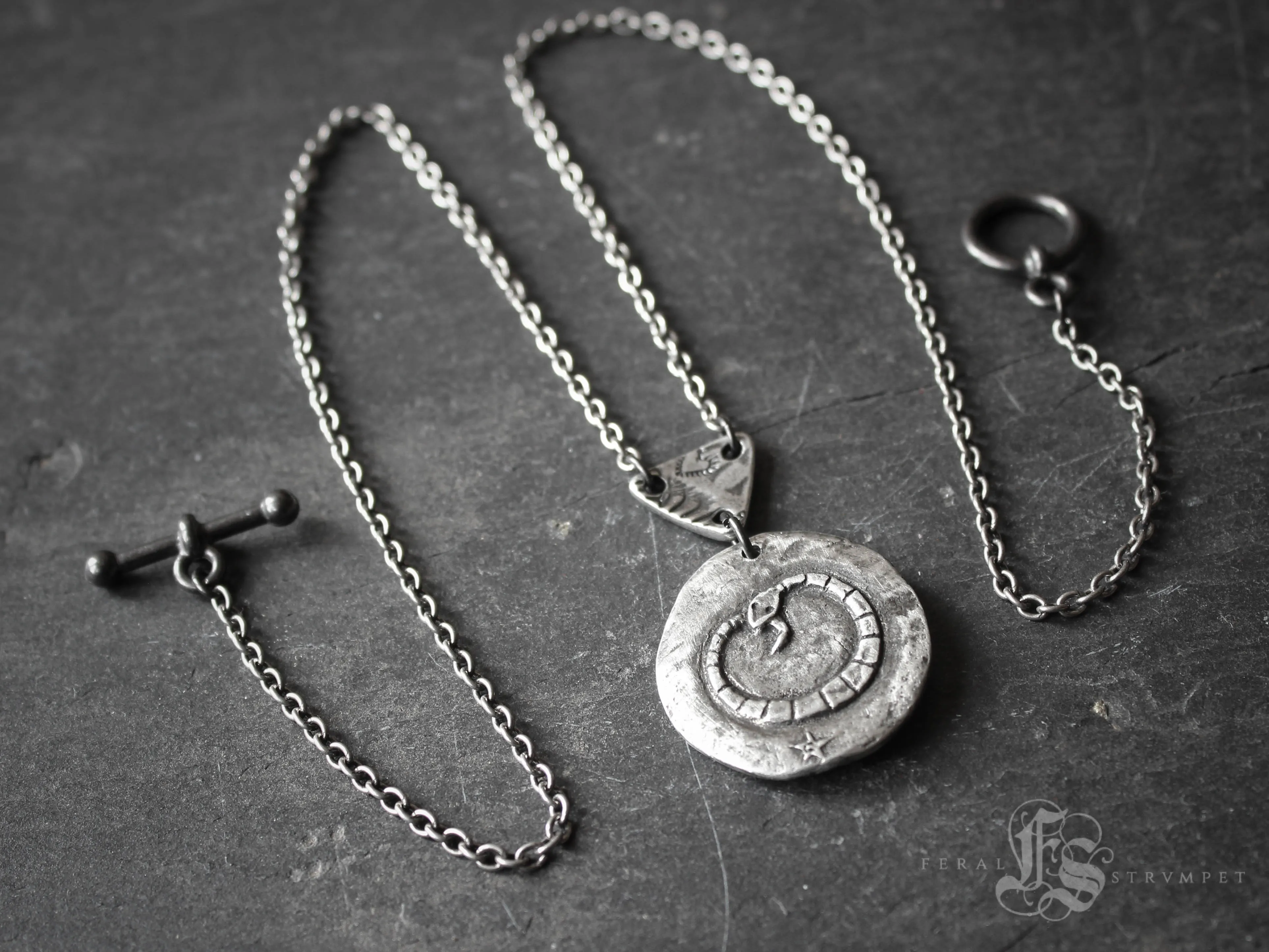 Medusa Ouroboros Necklace