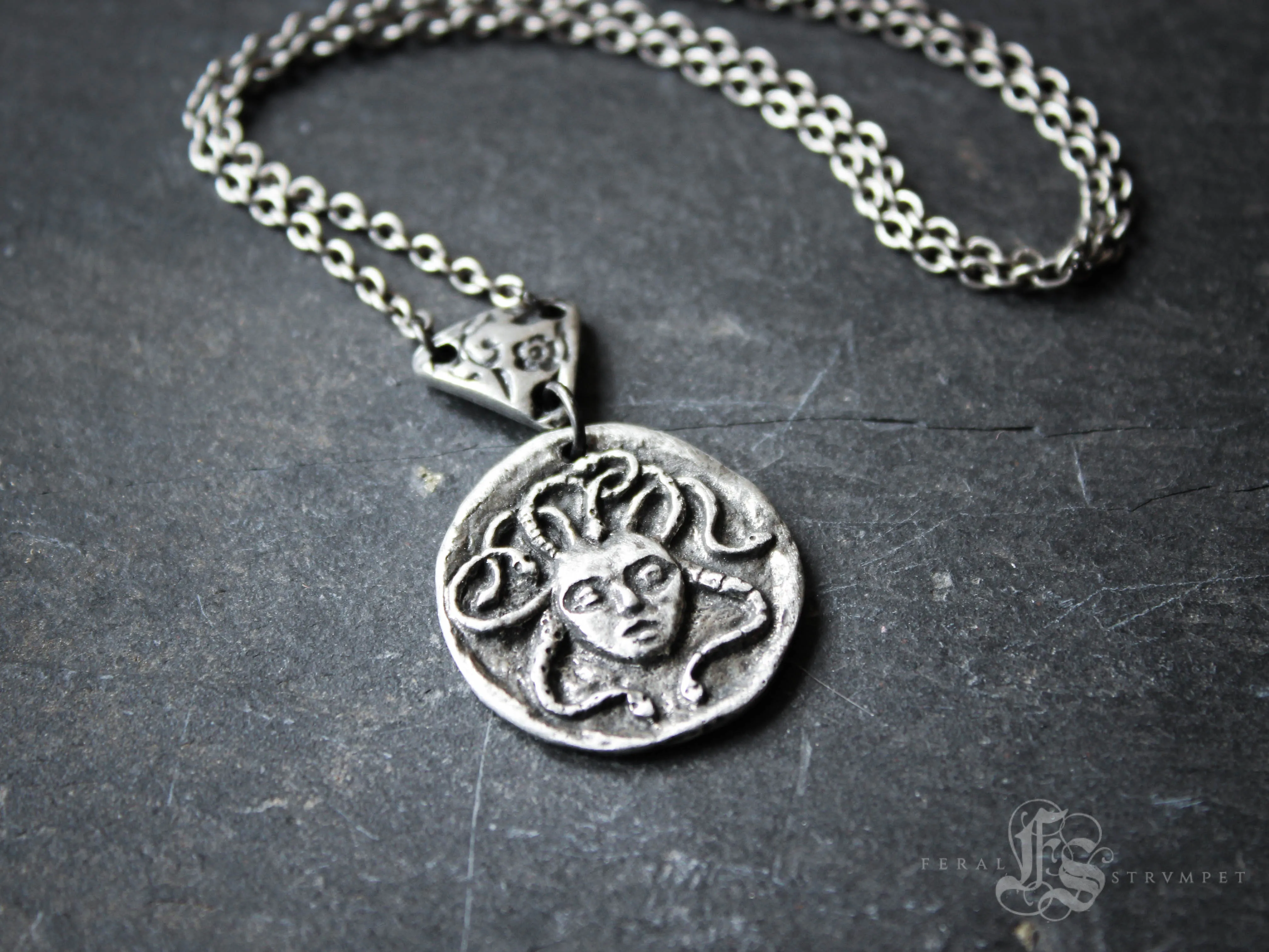Medusa Ouroboros Necklace
