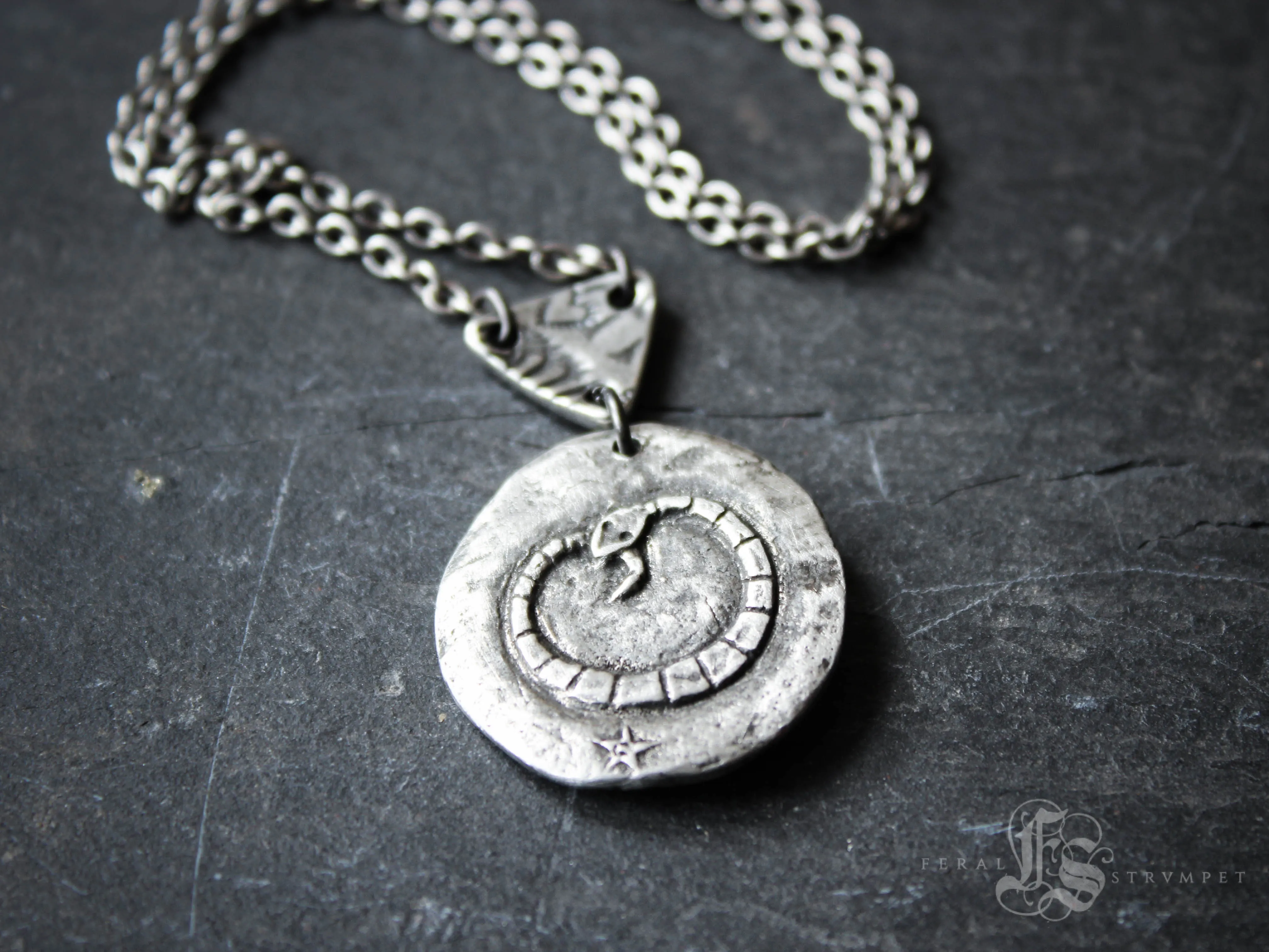 Medusa Ouroboros Necklace