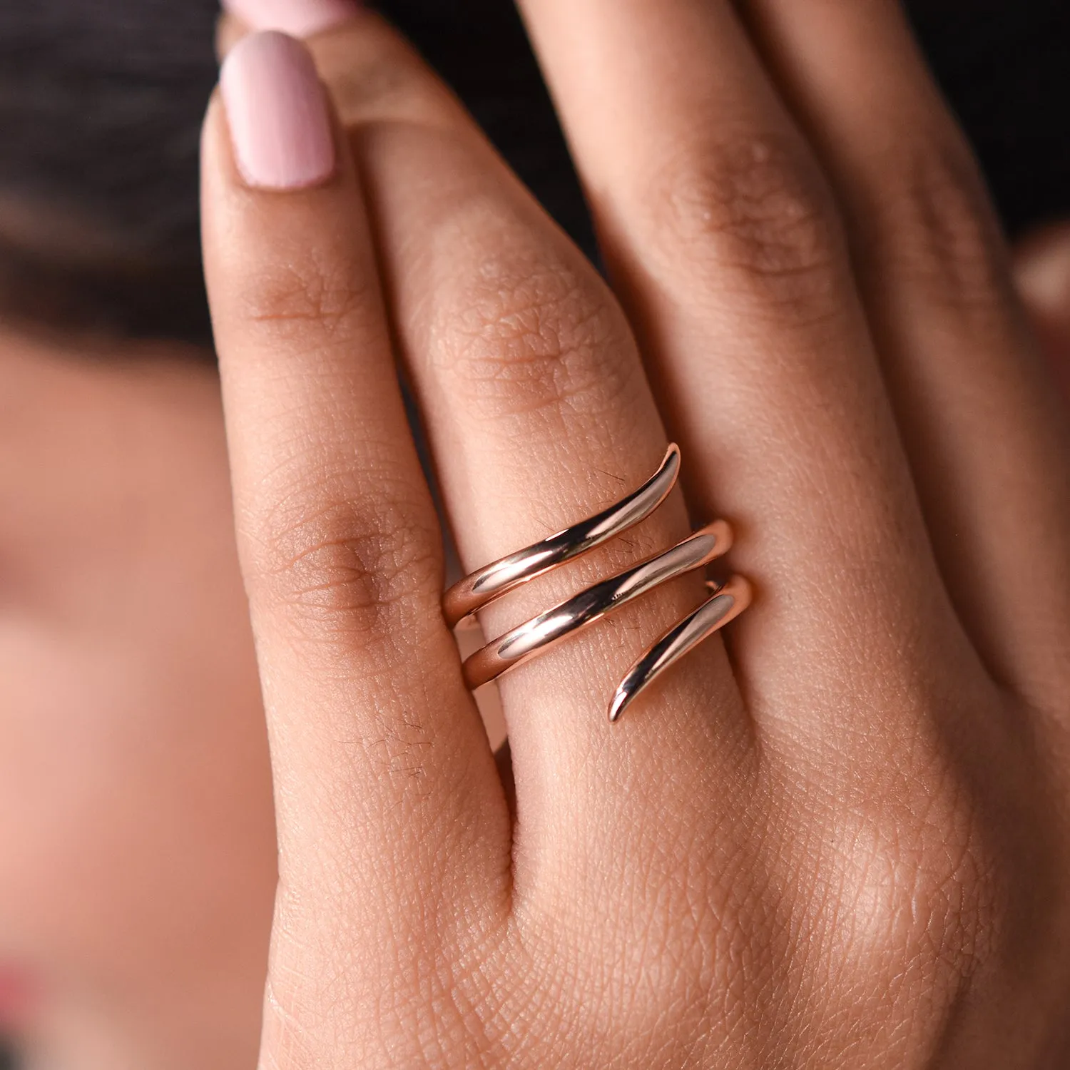 Molto Spiral Wrap Ring