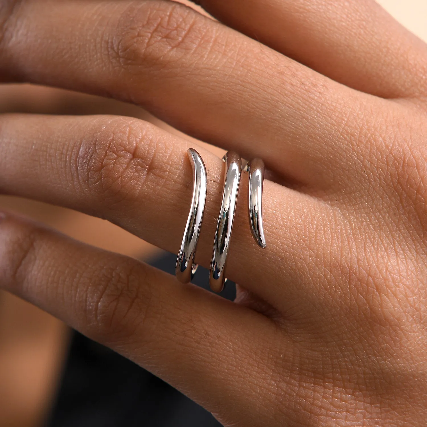 Molto Spiral Wrap Ring