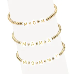 MOM | Initial Bracelet