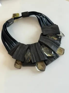 MONIES UNIQUE NECKLACE CITRINE