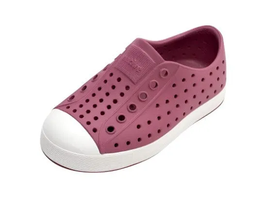 NATIVE Jefferson Junior Shoes Twilight Pink/Shell White