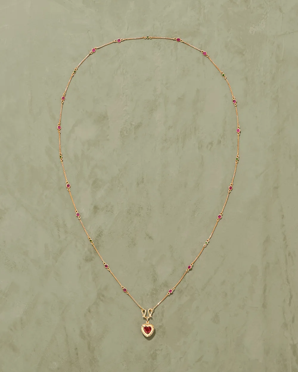Necklace Gini Chaine Gini Chaine Saut Garnet