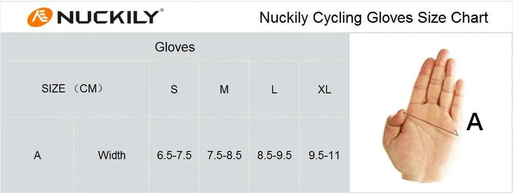 Nuckily Mycycology Half Finger Cycling Biking Motorbike Gloves - Blue