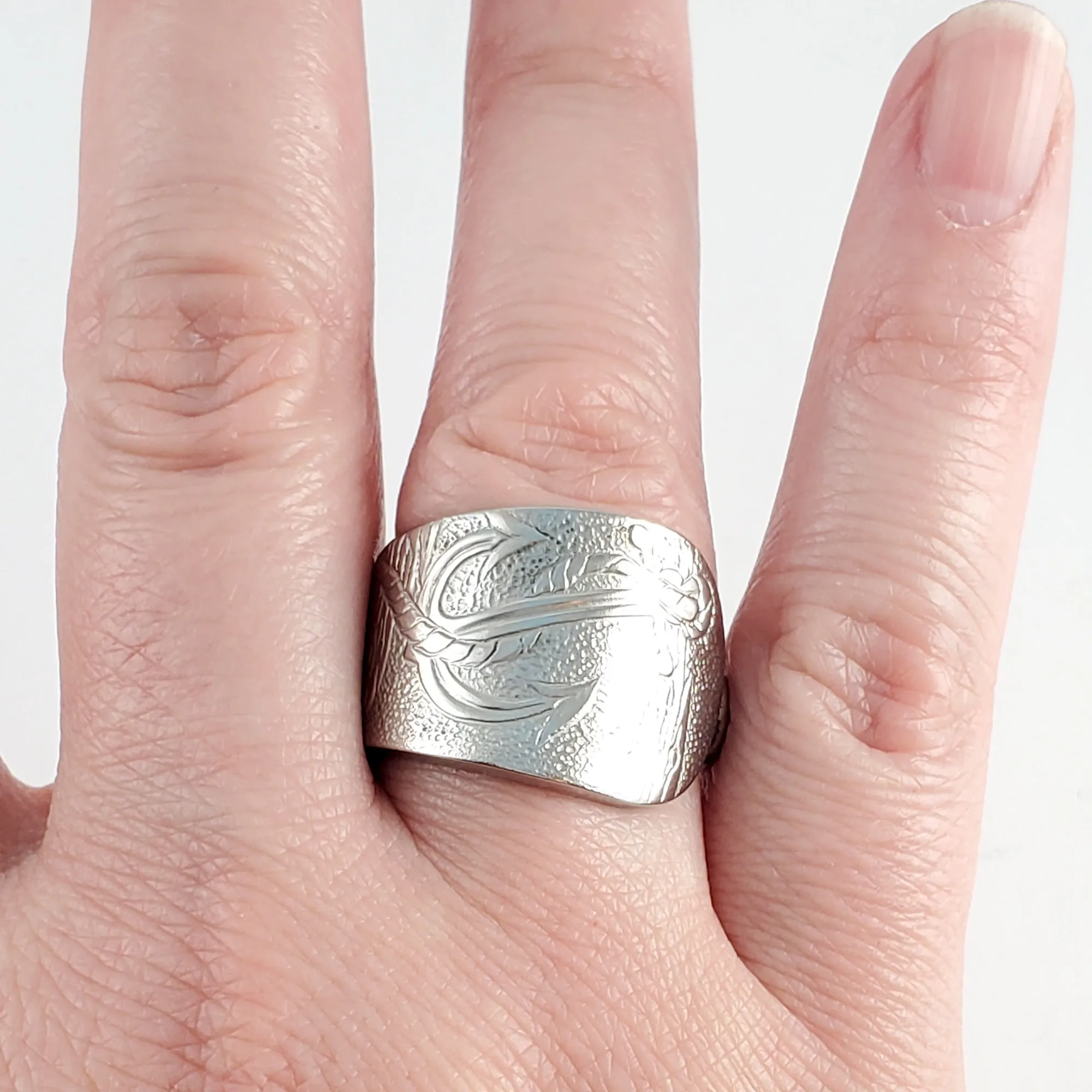 Old Harbor Anchor Stainless Steel Spoon Ring