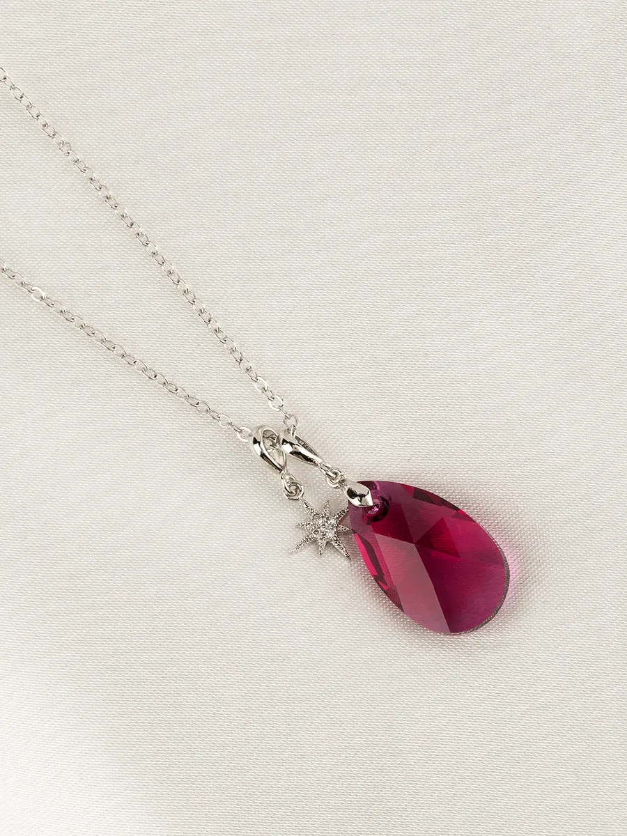 Olivia Necklace Set | Ruby