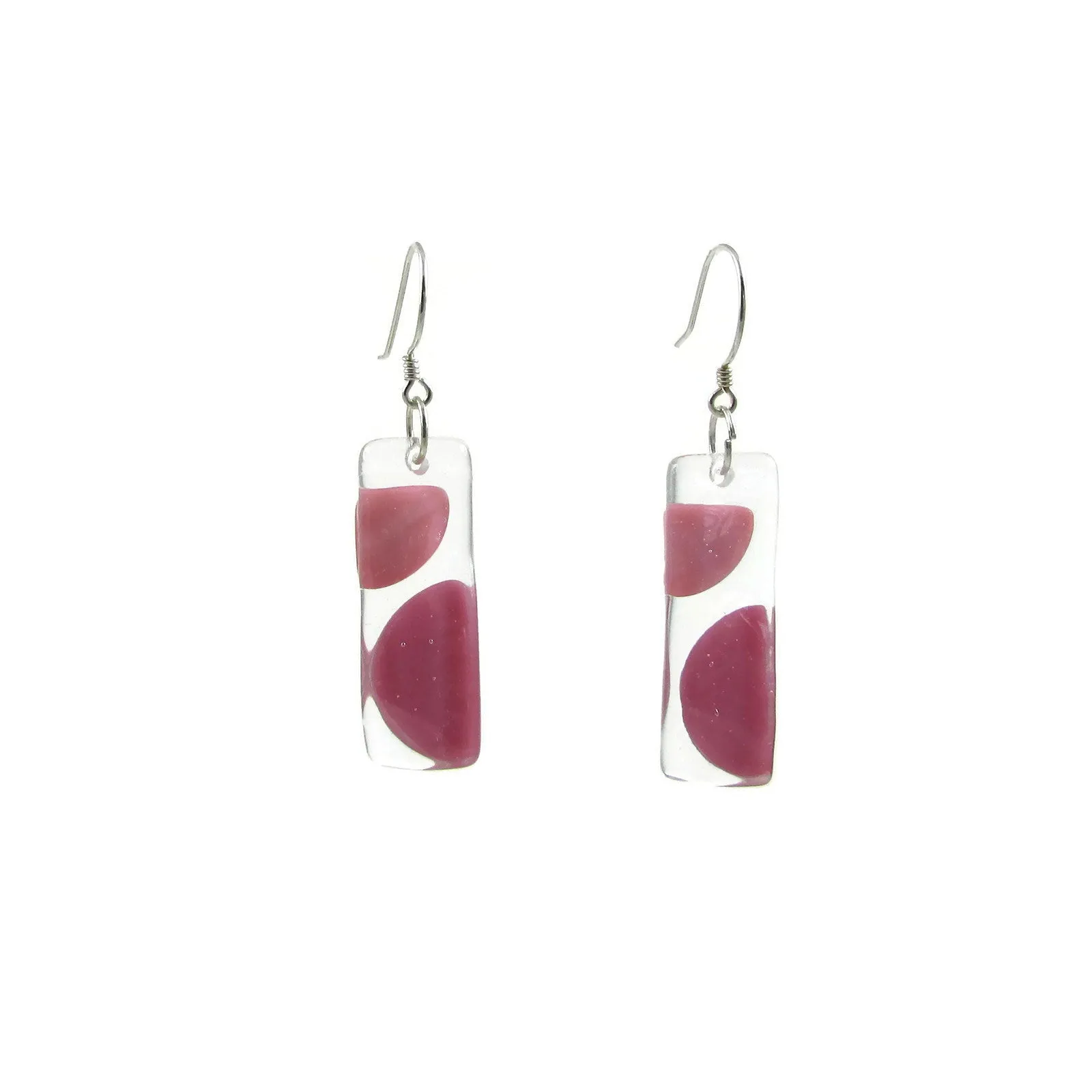 Onda Glass Earrings - White