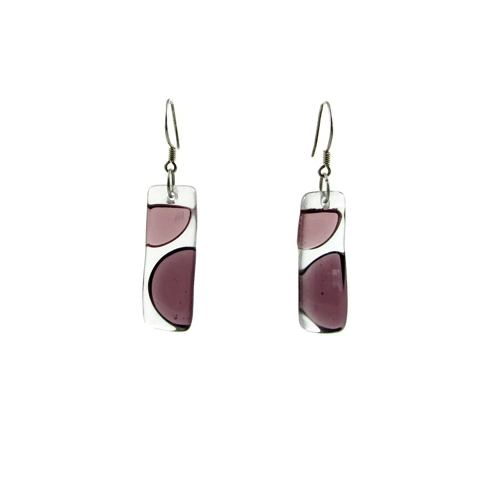 Onda Glass Earrings - White