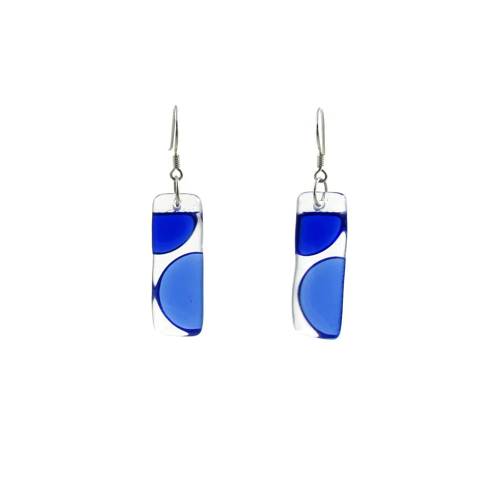 Onda Glass Earrings - White
