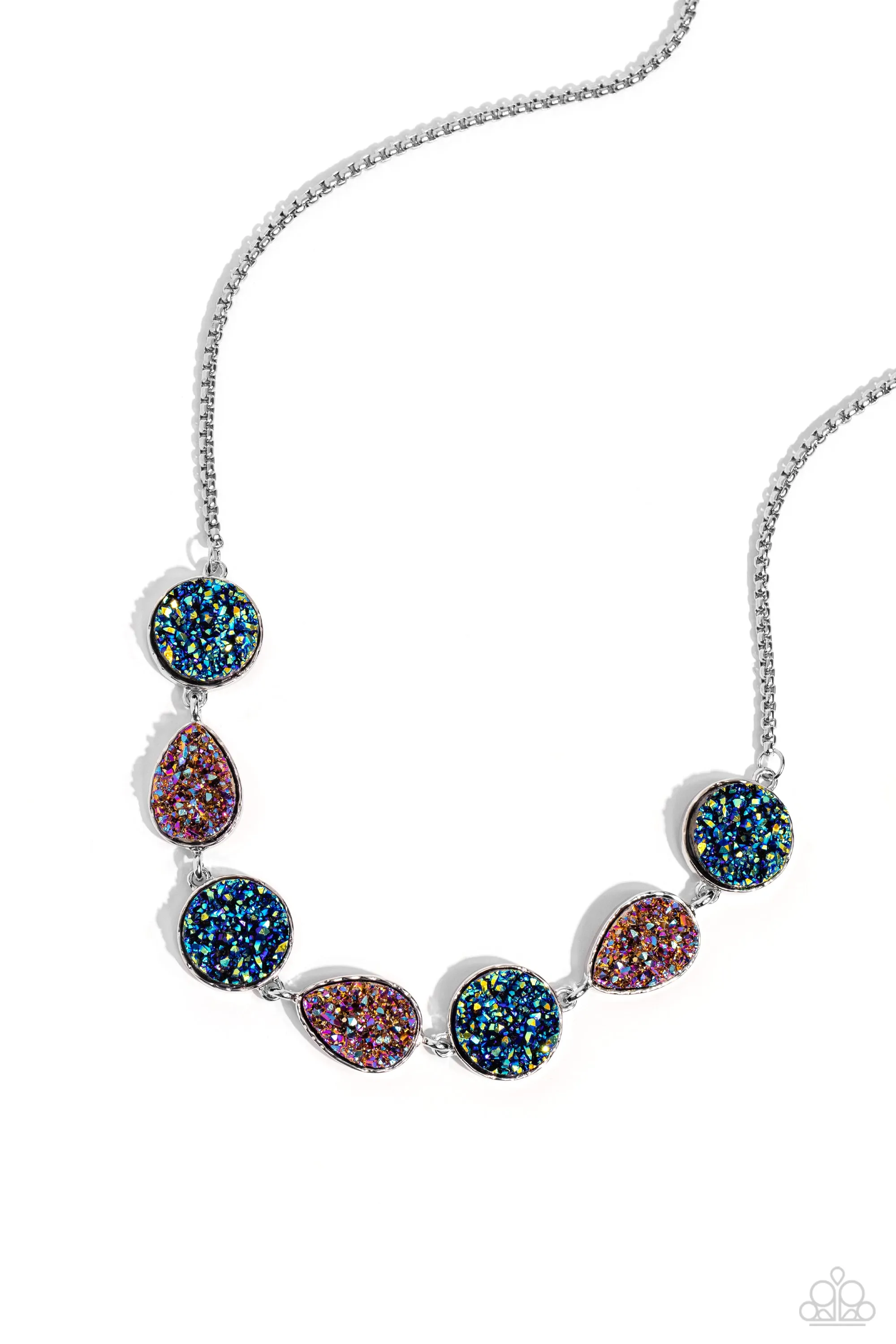 Open Door Jewelry - Druzy Demand - Multi Necklace - Paparazzi Accessories