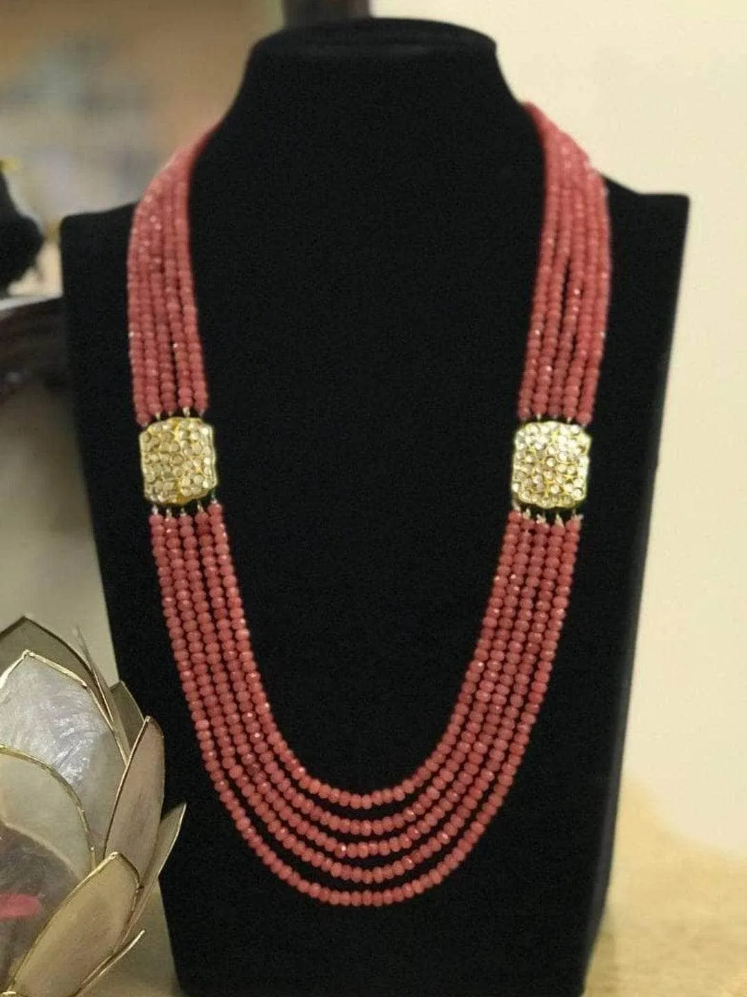 Patchi Kundan Long Beaded Necklace