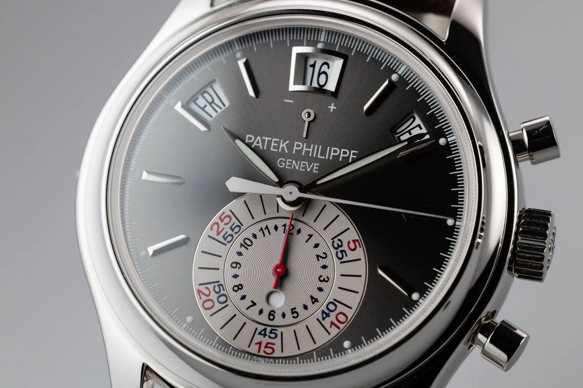 Patek Philippe Complications Annual Calendar 5960P ‑ 001 Grey Dial with Box and Papers