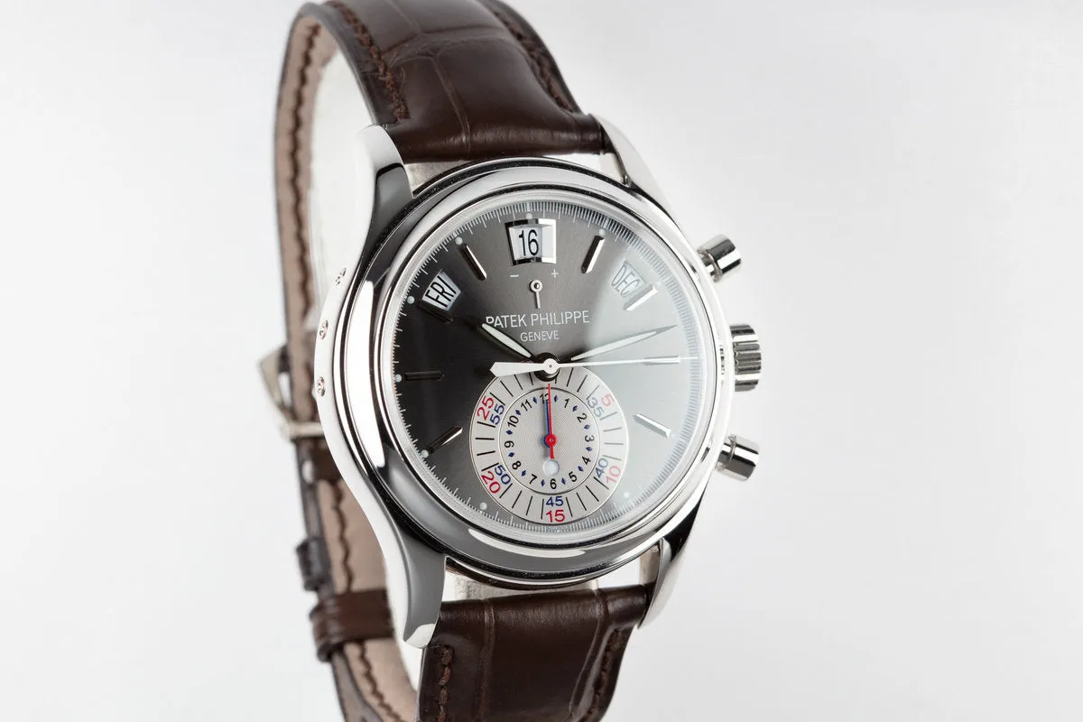 Patek Philippe Complications Annual Calendar 5960P ‑ 001 Grey Dial with Box and Papers