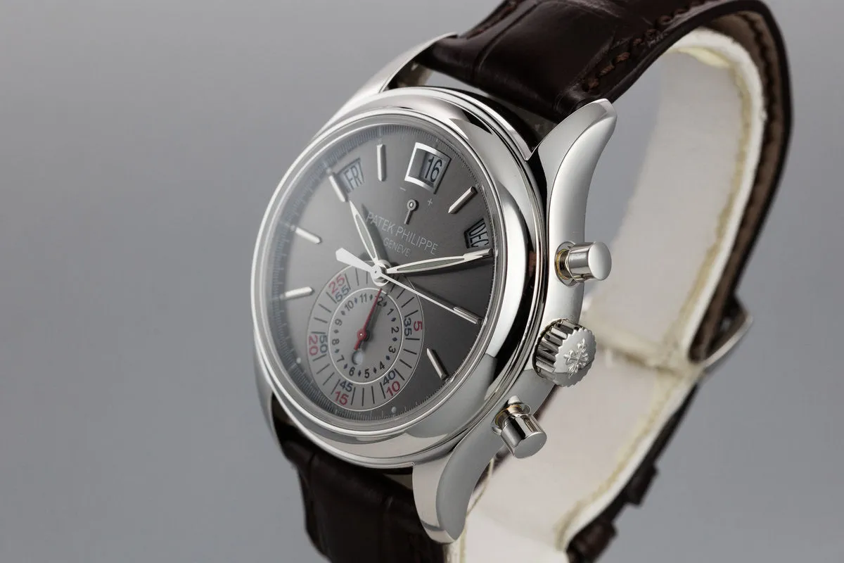 Patek Philippe Complications Annual Calendar 5960P ‑ 001 Grey Dial with Box and Papers