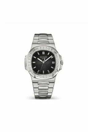 patek philippe nautilus diamond bezel platinum limited edition men's watch ref. 5711/110p-001