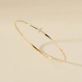 Pavé Cross Bangle