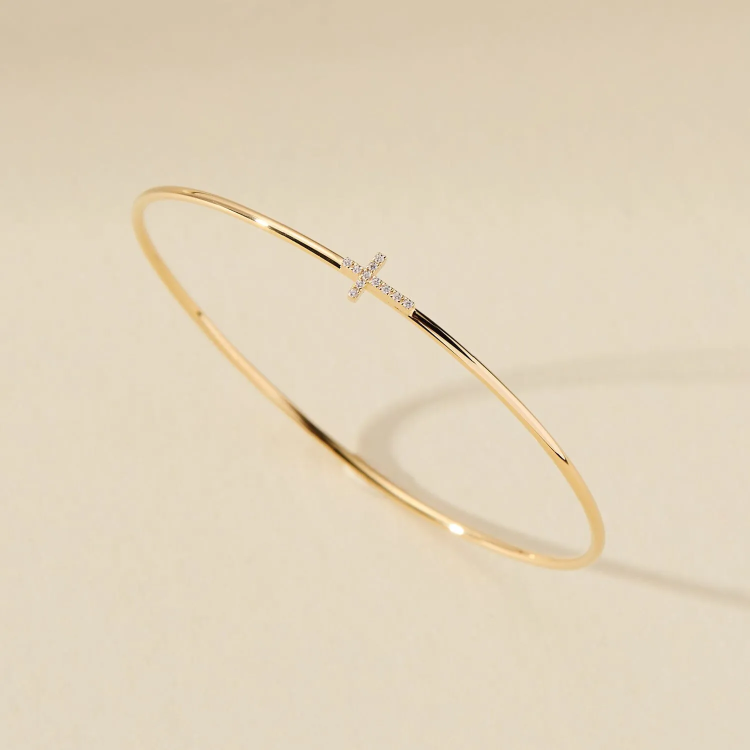 Pavé Cross Bangle