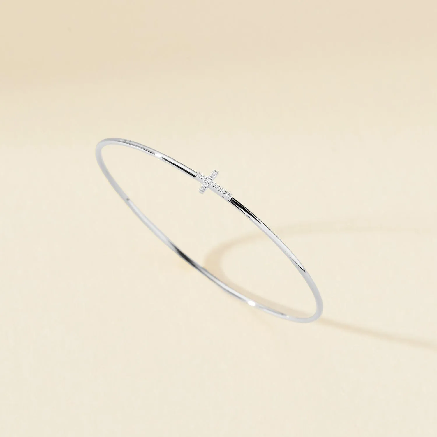 Pavé Cross Bangle
