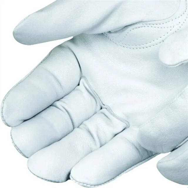 Quality Grain Goatskin Leather Driver Gloves with Keystone Thumb, 6827 (1 Pair)