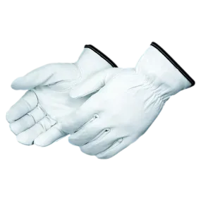 Quality Grain Goatskin Leather Driver Gloves with Keystone Thumb, 6827 (1 Pair)