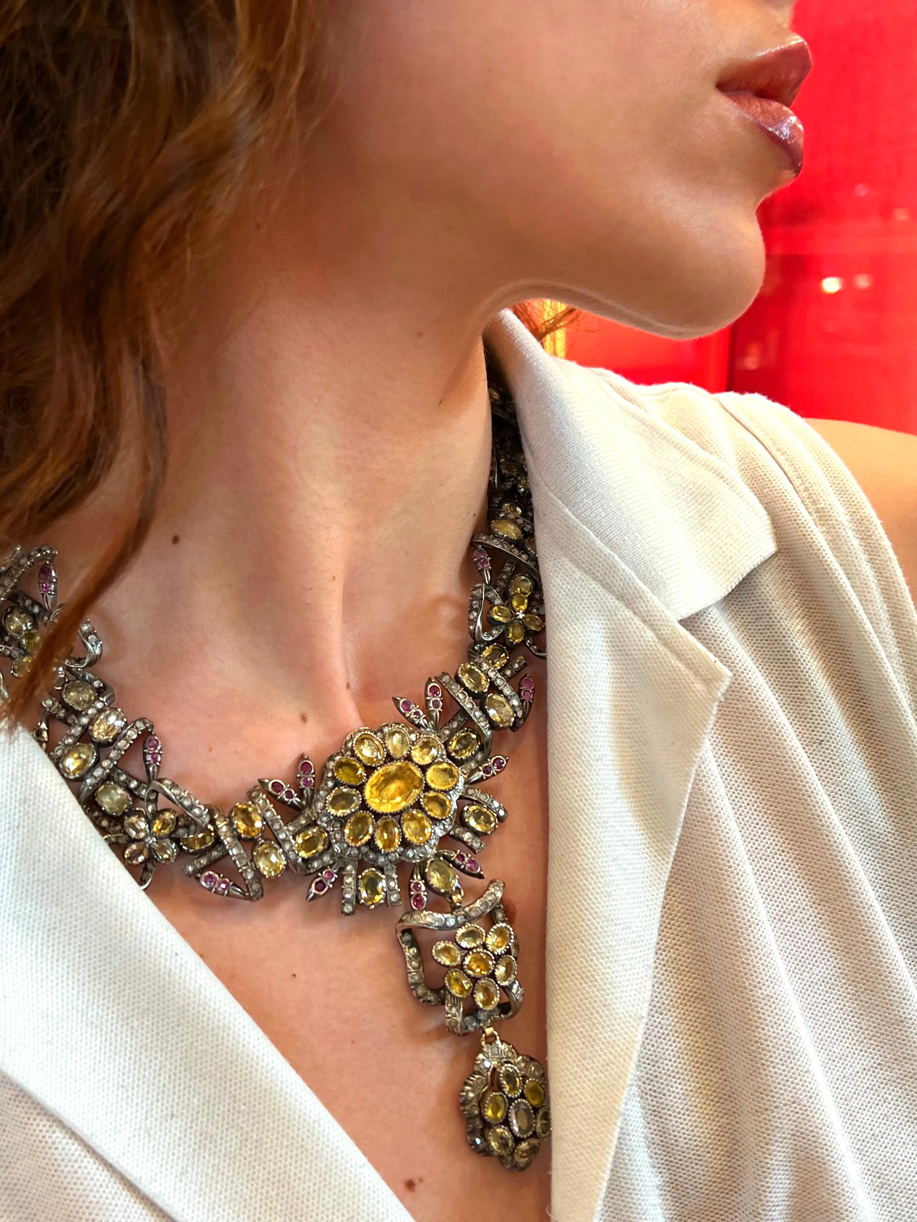 Rare Georgian necklace, late 18th century