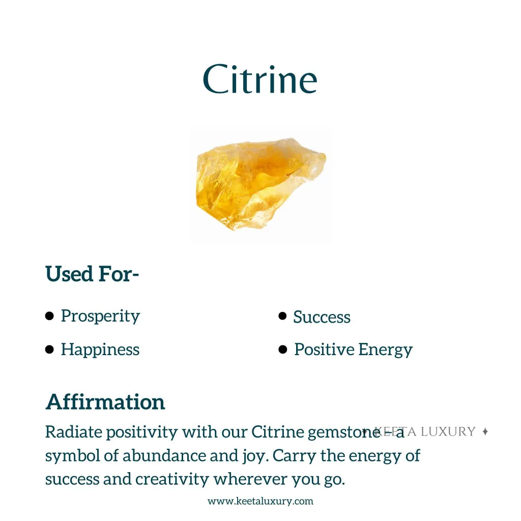 Raw & Ready - Citrine Hoop Earrings