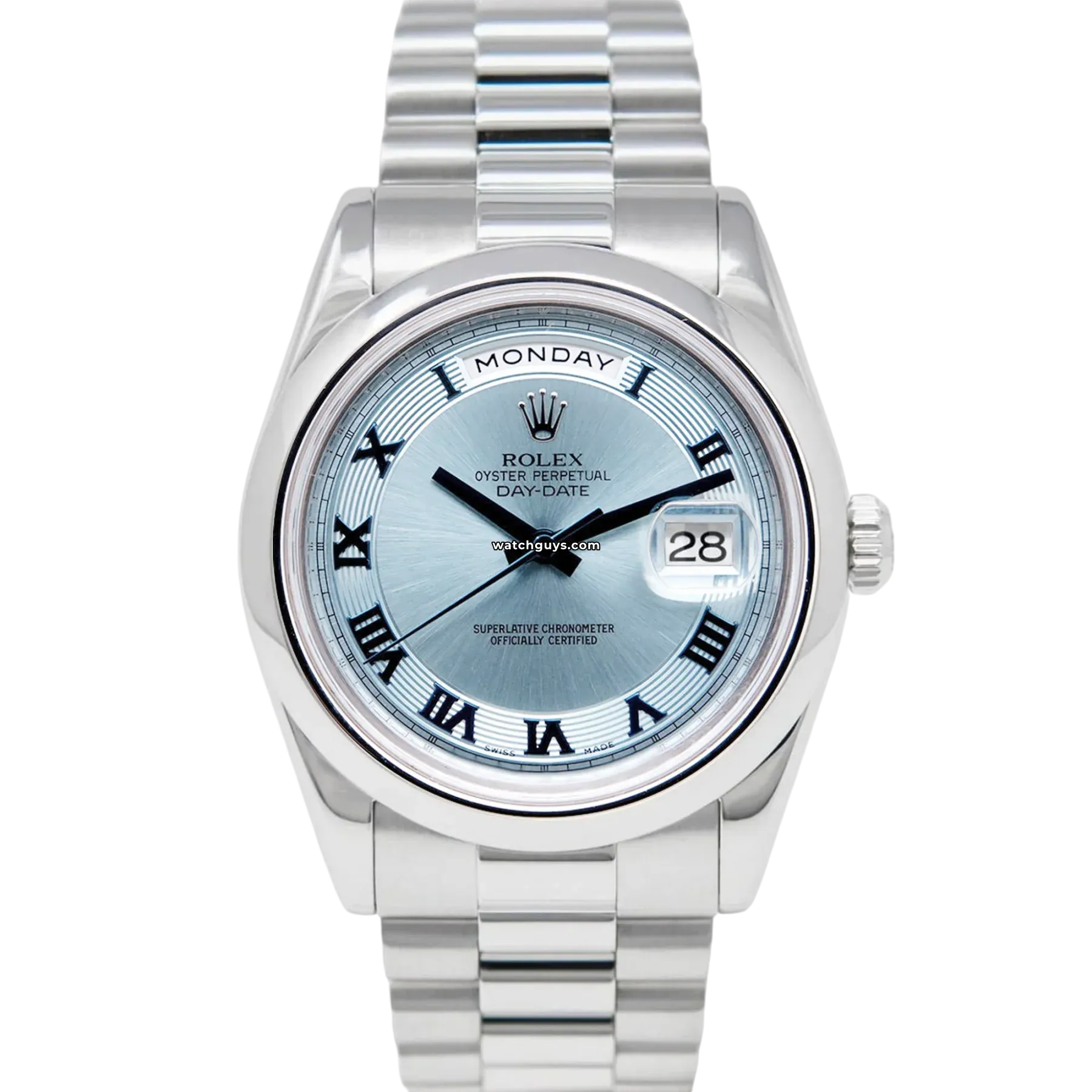 Rolex Day-Date 218206 Ice Blue