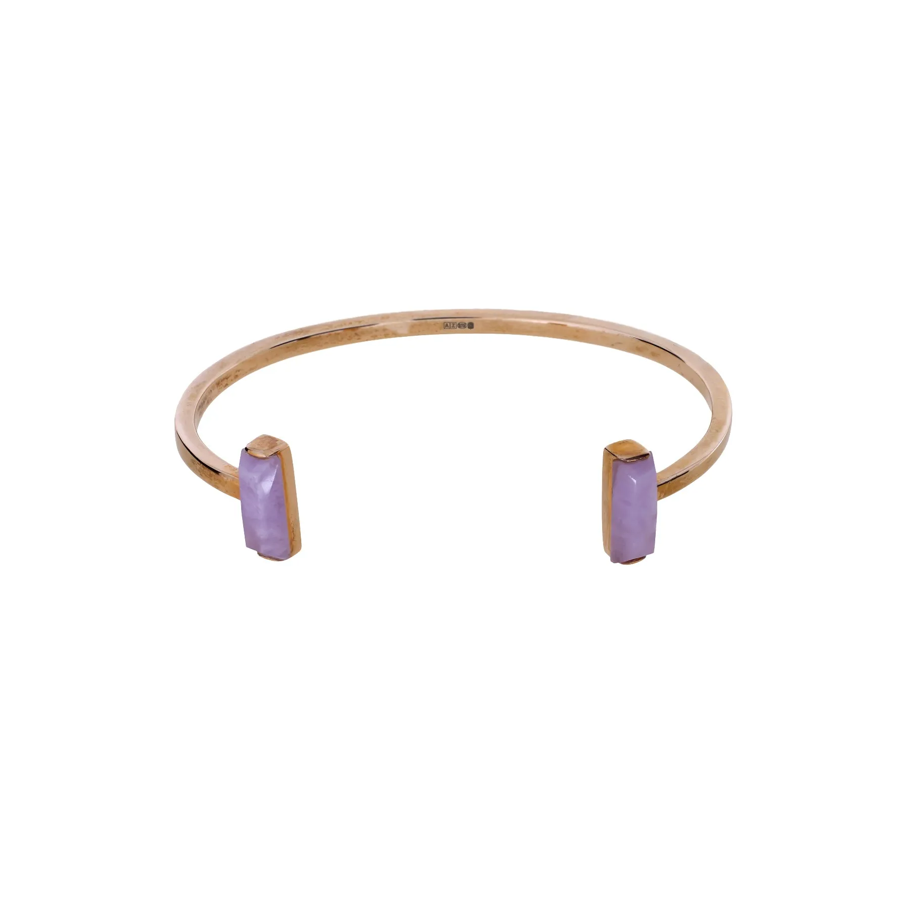 Rose Vermeil Amethyst Cuff