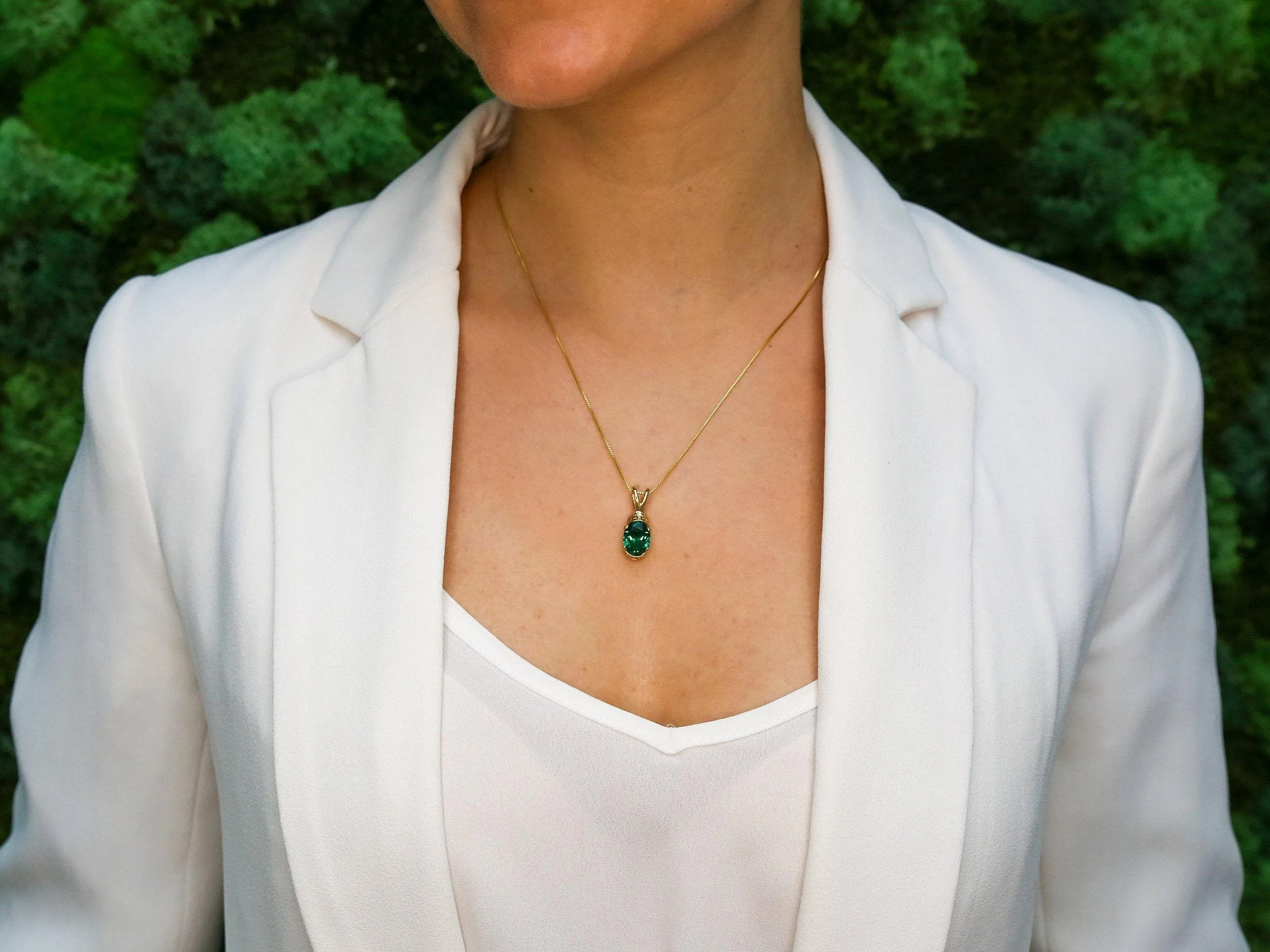 Ruby Gold Vintage Necklace - Boho Gold Pendant - Red Gemstone Necklace