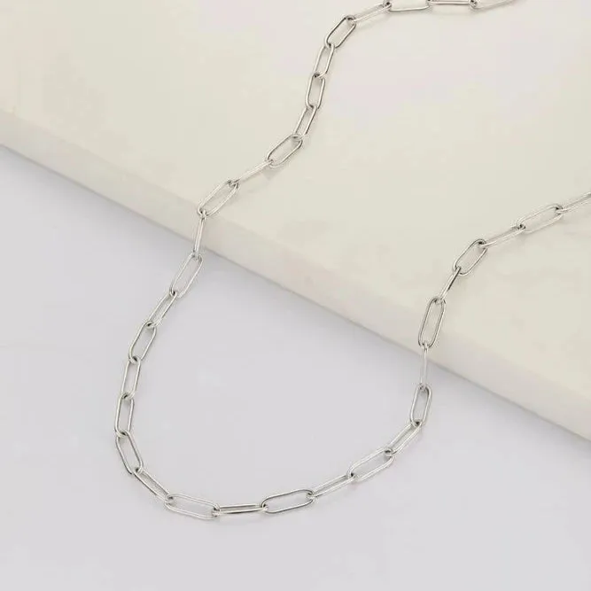 Ruby Necklace - Silver