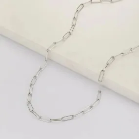 Ruby Necklace - Silver