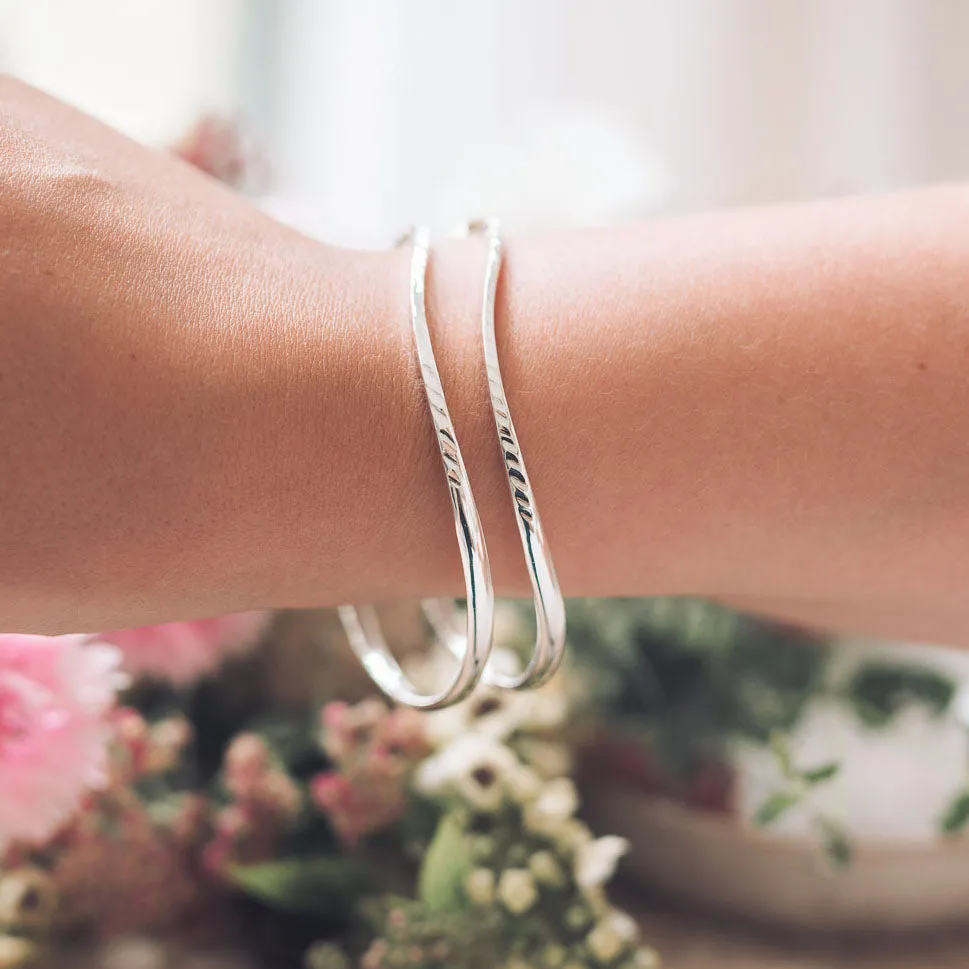 Samantha Silver Bangle