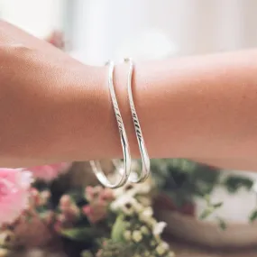 Samantha Silver Bangle