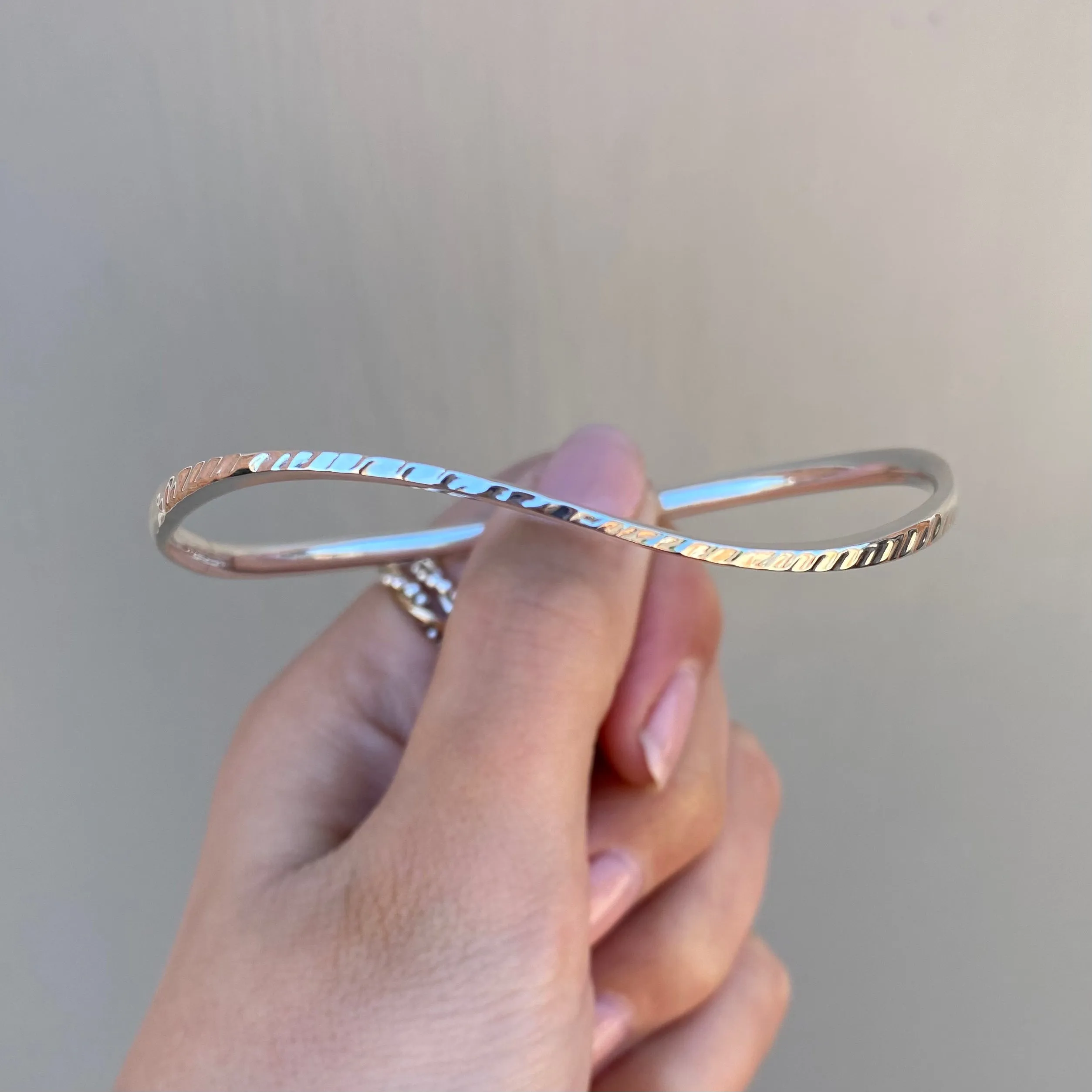 Samantha Silver Bangle