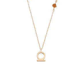 SHEN RING GOLD CITRINE NECKLACE