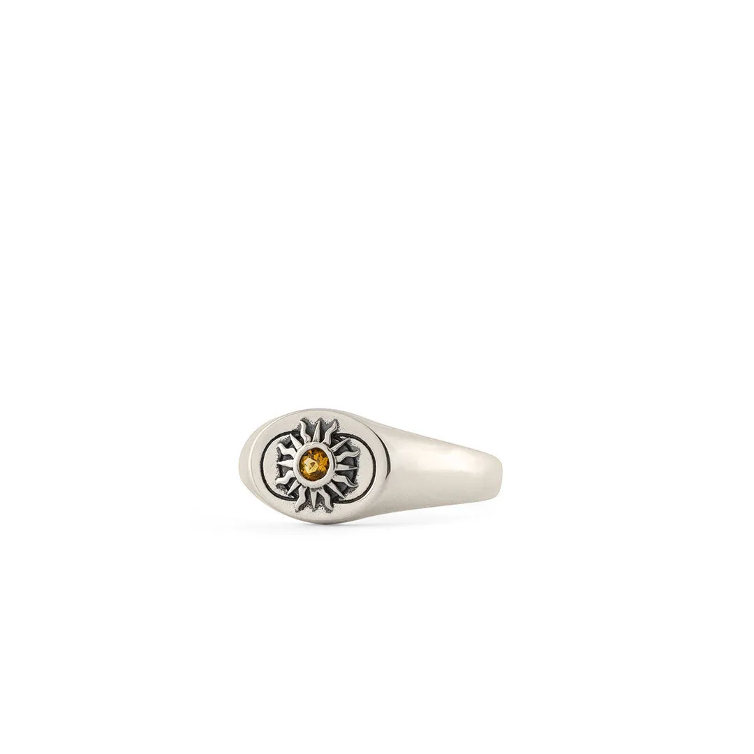 Silver Helios Ring