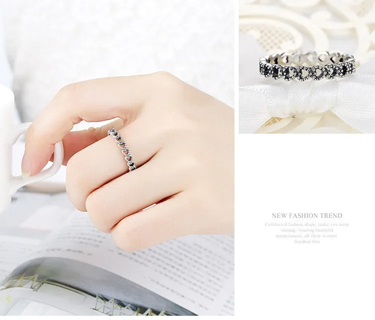 Silver Plated Heart Ring
