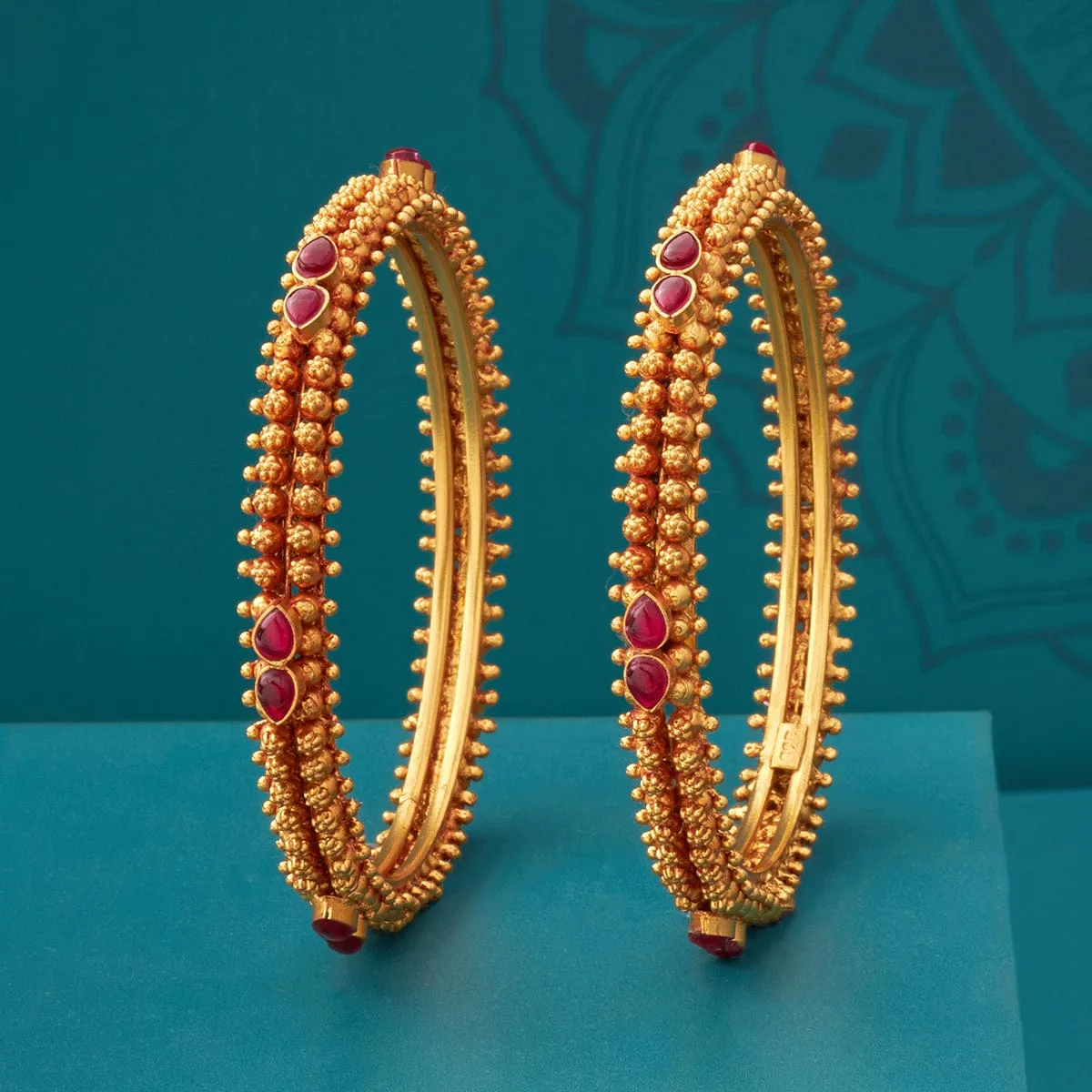 Silver Temple Bangle 155146