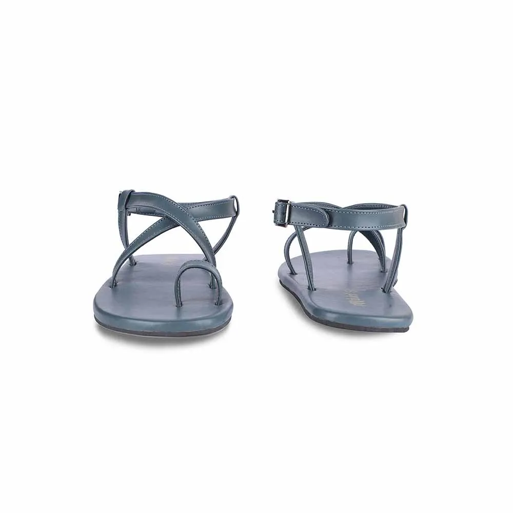 Sko Toe-Ring Vegan Leather Sandals Men