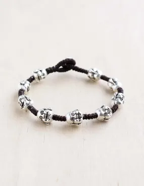 Smiling Buddha Alloy Bracelet